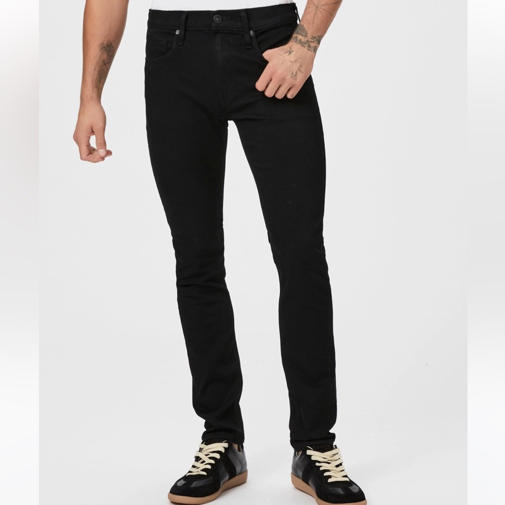 PAIGE Black Shadow Croft Pants Men size 33